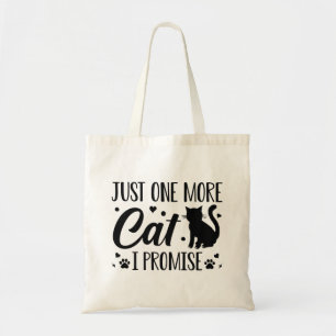 Bolsa Tote Só Mais Um Gato Que Prometo