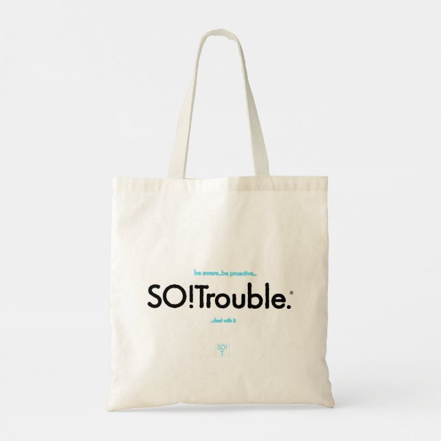 Bolsa Tote SO!Trouble. Logo Bag (Verso)