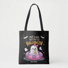 Bolsa Tote Só Uma Garota Esperando O Verão De Halloween
