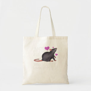 Bolsa Tote Só Uma Garota Que Adora Ratos Que Rodeiam O Dono