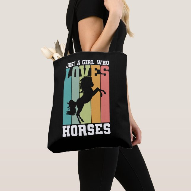 Bolsa Tote Só uma garota que ama Cavalos | Garota-cavalo (Close Up)