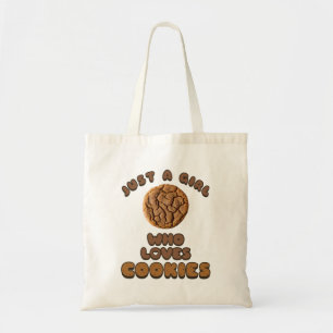 Bolsa Tote Só uma garota que ama Cookies