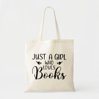 Bolsa Tote Só Uma Menina Que Adora Livros Sapos