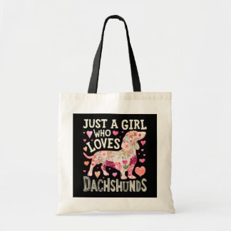 Bolsa Tote Só Uma Menina Que Ama Um Cão De Dachshances