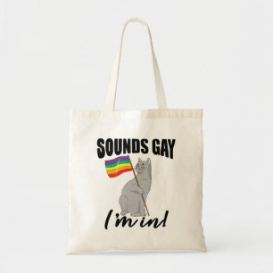 Bolsa Tote Soa Gay, estou em Gato