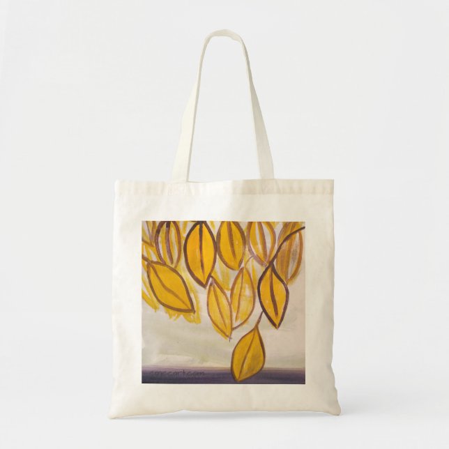 Bolsa Tote Sob a árvore do outono (Frente)