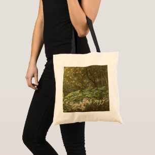 Bolsa Tote Sob as Folhas da Docagem por Richard Doyle, Arte d