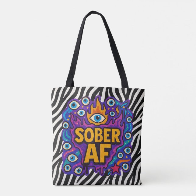 Bolsa Tote Sober AF -  (Verso)
