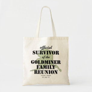 Bolsa Tote Sobrevivente da Reunião da Família Oficial - Verde