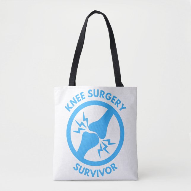 Bolsa Tote Sobrevivente de cirurgia no joelho  (Frente)