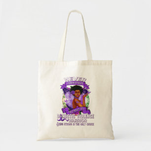 Bolsa Tote Sobrevivente Doméstico de Sensibilização para a Vi