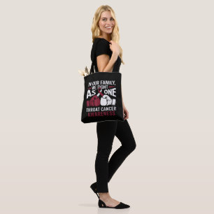 Bolsa Tote Sobrevivente Orgulhoso ao Câncer de Garganta Inspi