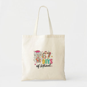 Bolsa Tote Sobrevivi 67 Dias de Escola 100 Dias de Escola