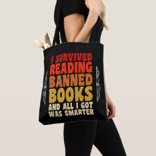 Bolsa Tote Sobrevivi À Leitura De Livros Banidos.