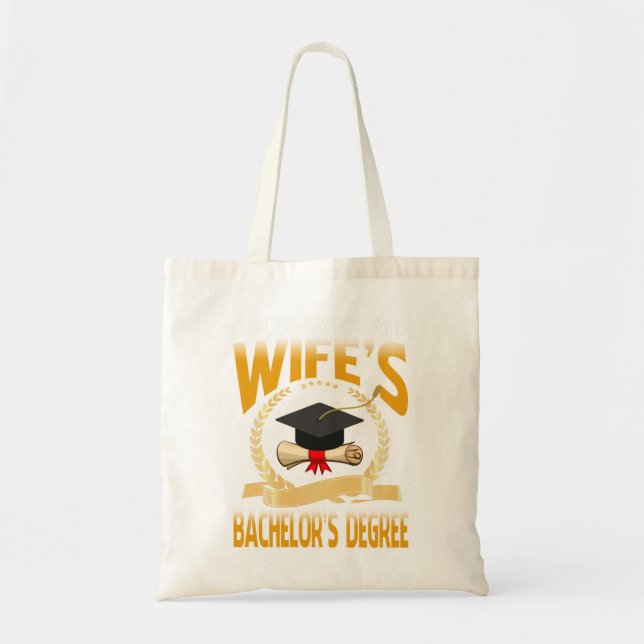 Bolsa Tote Sobrevivi ao Solteiro da minha esposa (Frente)
