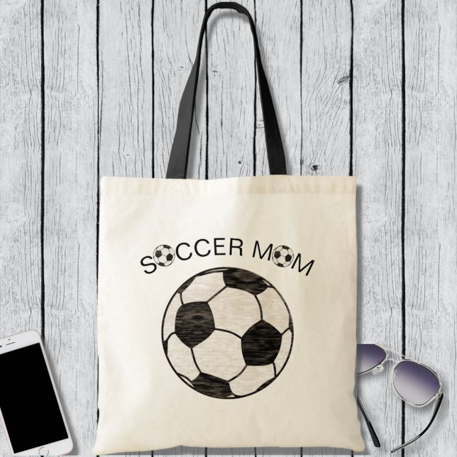 Bolsa Tote Soccer Mom (Criador carregado)