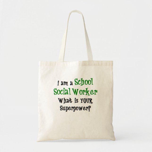 Bolsa Tote social worker school (Frente)