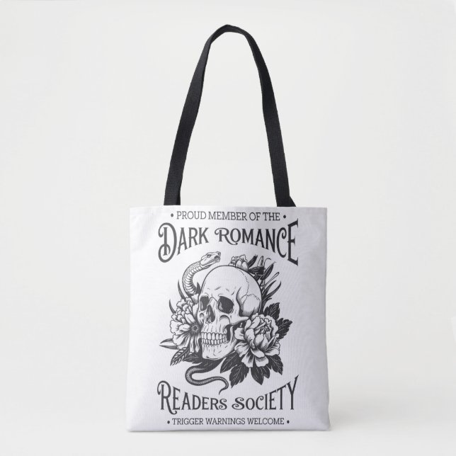 Bolsa Tote Sociedade de Leitores de Romance Sombrio (Frente)