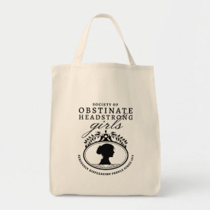 Bolsa Tote Sociedade Jane Austen de Meninas Obstinadas e Teim