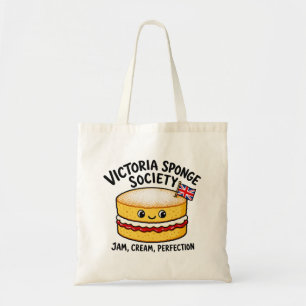 Bolsa Tote Sociedade Victoria Sponge Bolo Engraçado