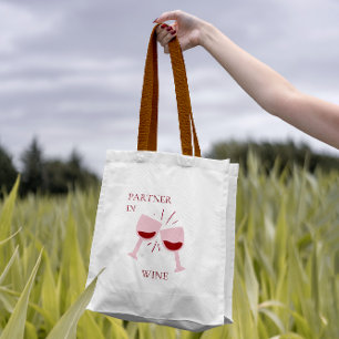 Bolsa Tote Sócio feminino rosa e bonito no vinho romântico