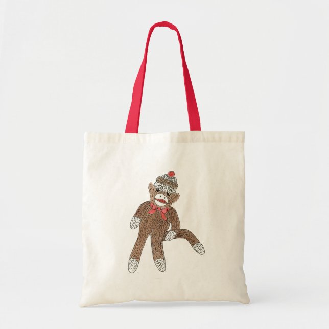 Bolsa Tote Sock Monkey Tot Bag (Frente)