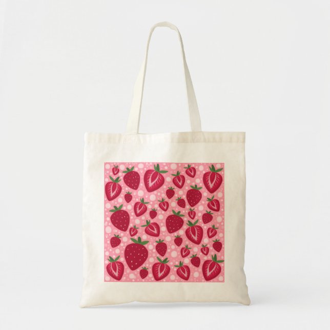 Bolsa Tote Soda de morango (Frente)