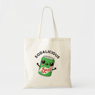 Bolsa Tote Soda-liciosa Funny Soda Pop Pun