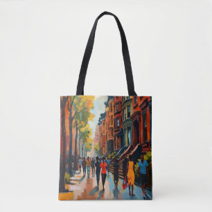 Bolsa Tote Sofisticada Rua do Renascimento de Harlem