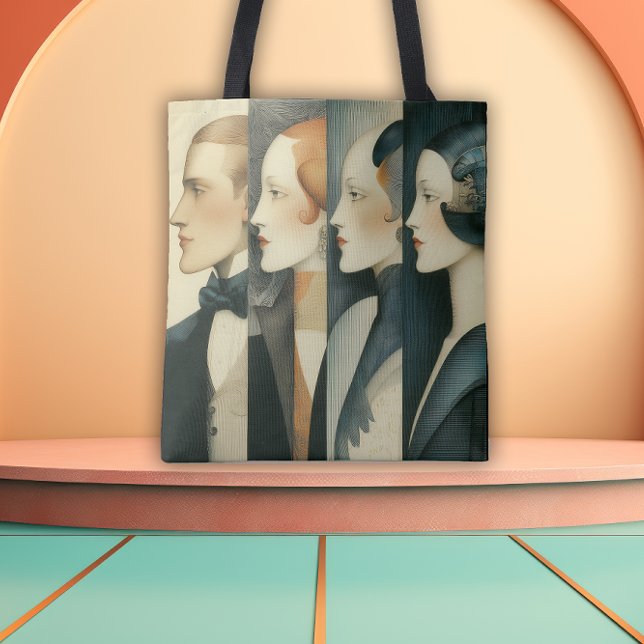 Bolsa Tote Sofisticado, Elegante, Simplesmente Deco (Criador carregado)
