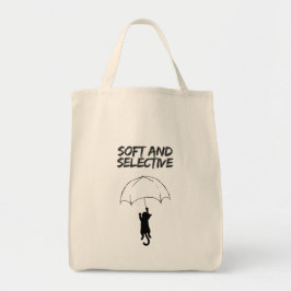 Bolsa Tote Soft and Selective - Cat Tote Bag Editable Quote