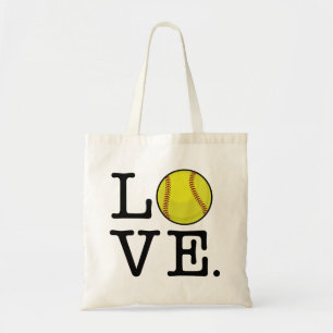Bolsa Tote Softball do amor