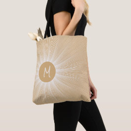 Bolsa Tote Sol, Astrologia, Dourado, Raios Sol