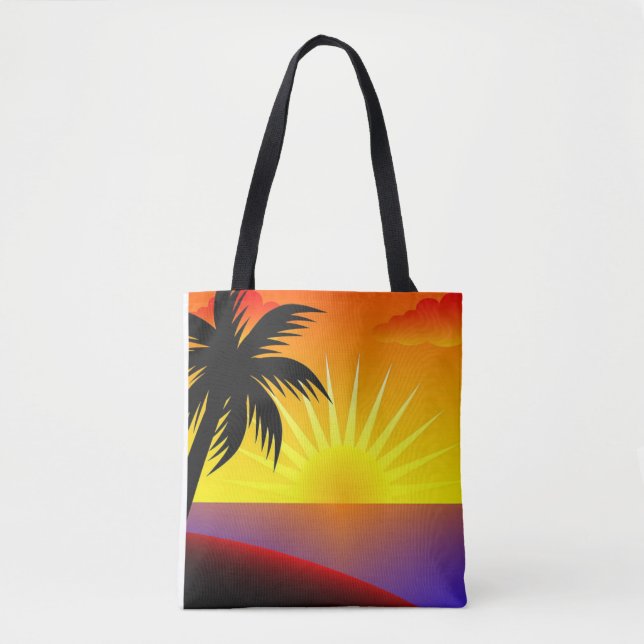 Bolsa Tote Sol da ilha (Frente)