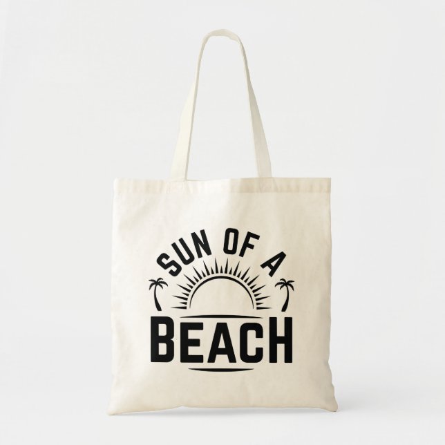 Bolsa Tote Sol De Uma Praia (Frente)