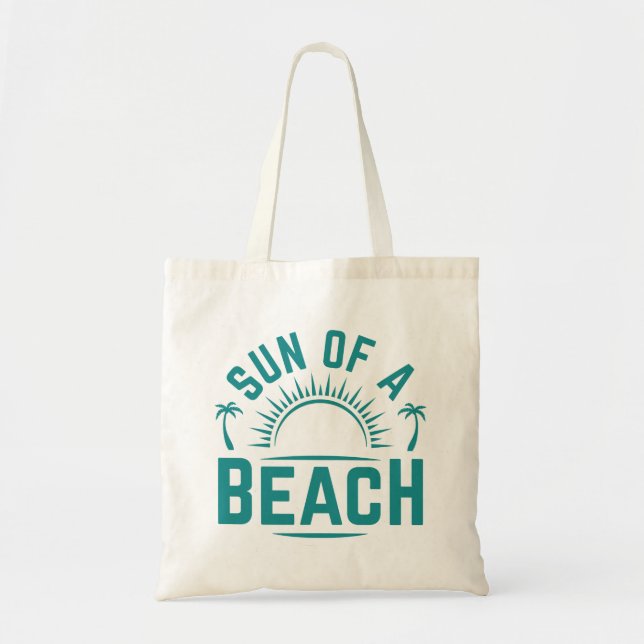 Bolsa Tote Sol De Uma Praia (Frente)