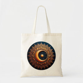 Bolsa Tote Sol e Lua Celestial