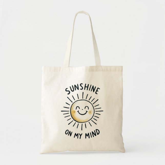 Bolsa Tote Sol Na Minha Mente (Frente)