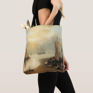 Bolsa Tote Sol Nascente Através do Vapor por Joseph Turner