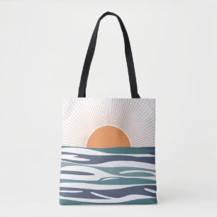 Bolsa Tote Sol nascido pelo mar
