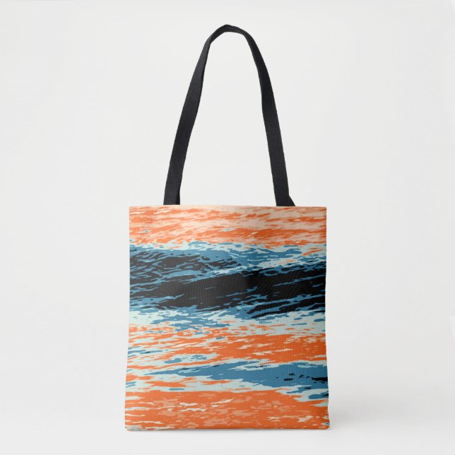 Bolsa Tote Sol/Oceano/Onda/Mar (Frente)