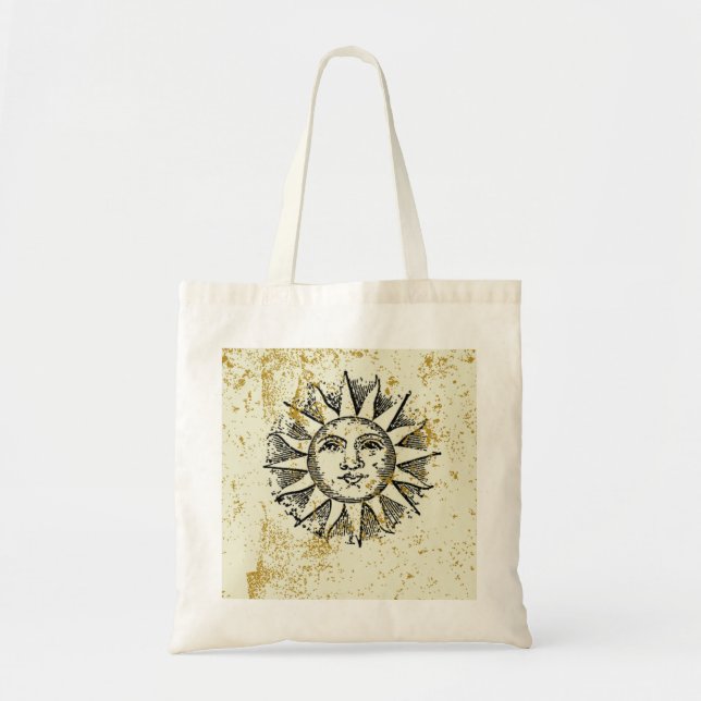 Bolsa Tote Sol Retro (Frente)