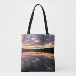Bolsa Tote Sol Sobre Lago Urso