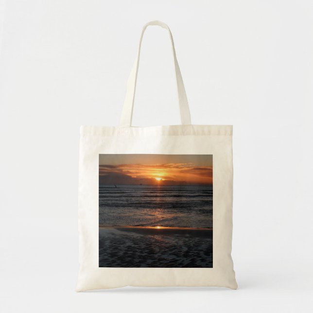 Bolsa Tote Sol sobre o mar (Frente)