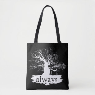 Bolsa Tote Soletra Harry Potter Silhueta de Cotação Sempre