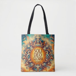 Bolsa Tote Soli Deo Gloria, Glória seja só Deus, cristão