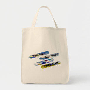 Bolsa Tote Sólio, seu ritmo, seu ritmo, liberdade.