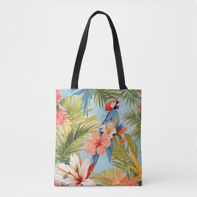 Bolsa Tote Solitude Tropical Macaw (Frente)