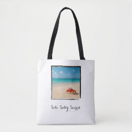 Bolsa Tote Solo. Salgado. Sagrado. - Praia Minimalista