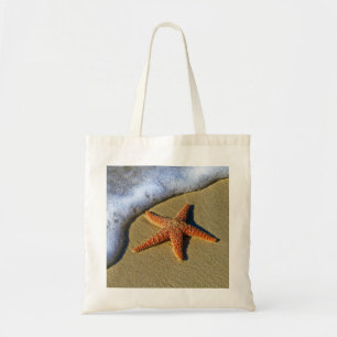 Bolsa Tote Solteiro Starfish na praia